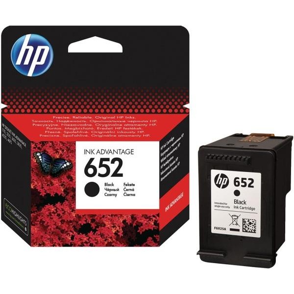 Μελάνι HP 652 bk Original (360 Σελ.)